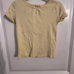 Carter's Light Yellow Short Sleeve Tee